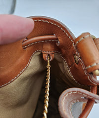 Sac seau Céline vintage en toile Macadam