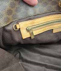 Tote Céline en toile Macadam marron – Vintage