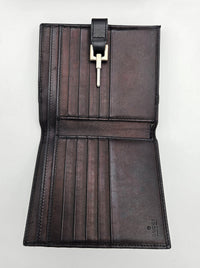 Portefeuille Gucci Vintage Toile GG Noir · Fermoir Jackie