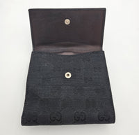 Portefeuille Gucci Vintage Toile GG Noir · Fermoir Jackie