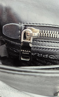 Sac Prada en cuir Saffiano noir