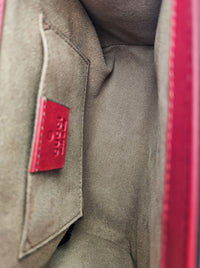 Sac Gucci Padlock Rouge Cuir