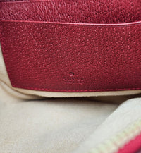 Mini sac à dos Gucci GG Supreme floral Bloom rouge