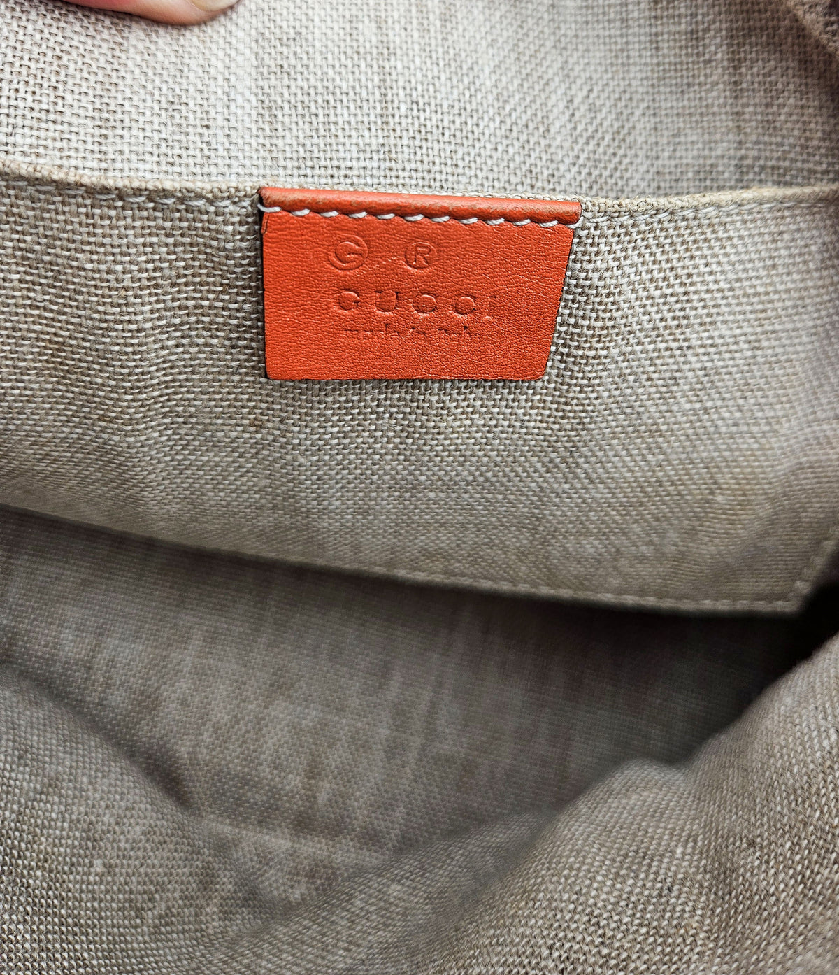 Sac Dome Guccissima cuir orange mandarine