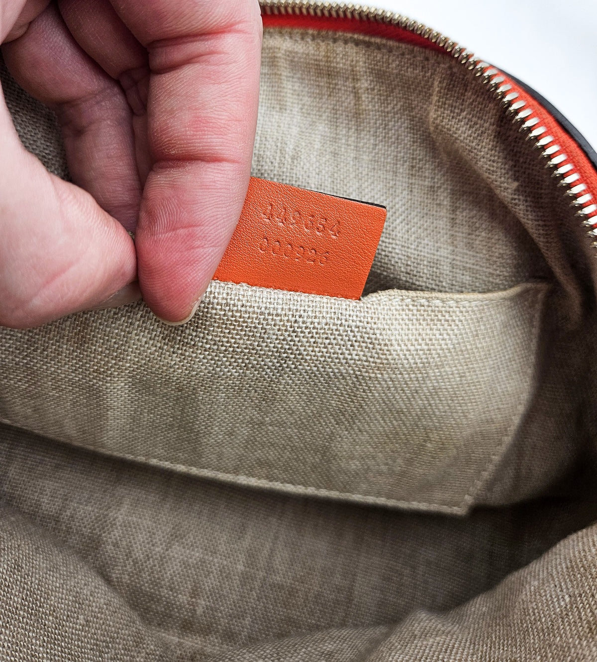 Sac Dome Guccissima cuir orange mandarine