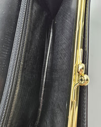 Portefeuille Céline Macadam Noir Vintage