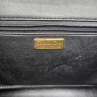 Dior crossbody cuir noir vintage