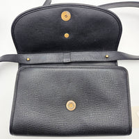 Dior crossbody cuir noir vintage