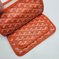 Goyard Plumet Pocket Wallet Goyardine Orange
