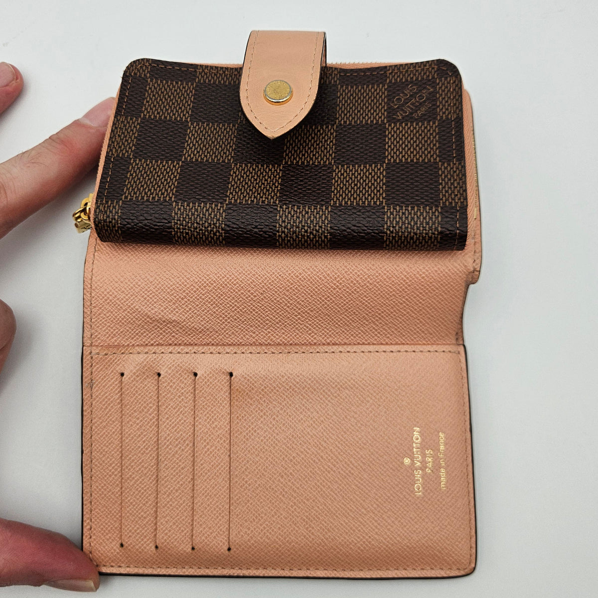 Portefeuille Louis Vuitton Juliette Damier Ébène