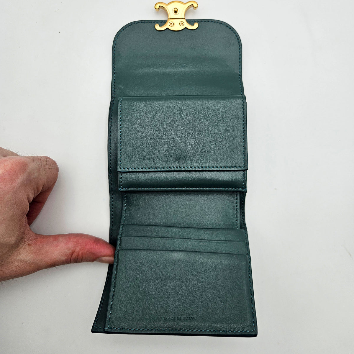 Portefeuille Céline Small Flap Wallet Triomphe