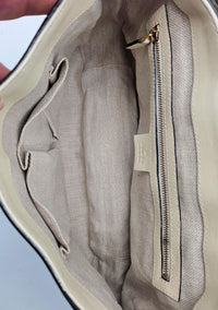 Gucci Snaffle Bit Medium Blanc Cassé