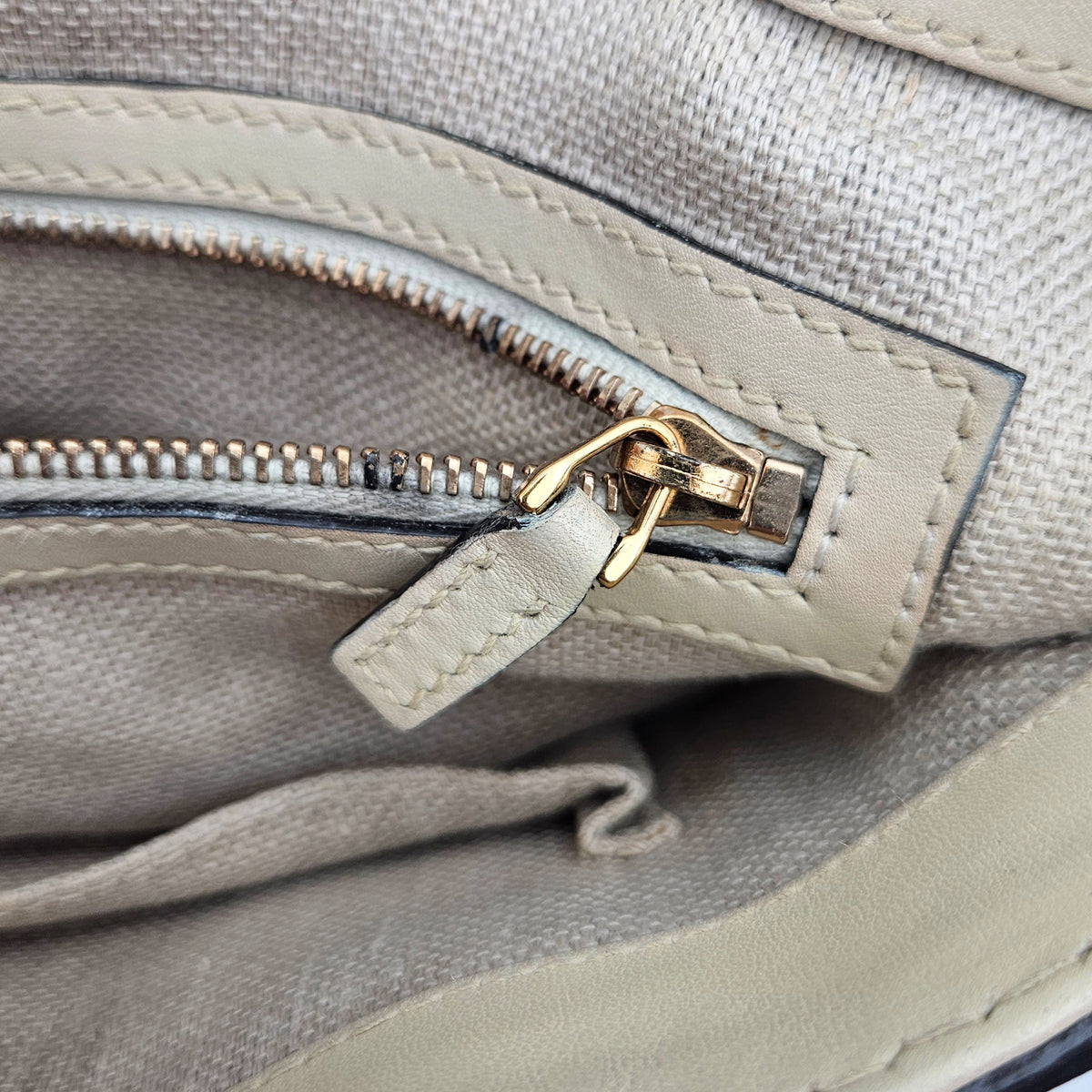 Gucci Snaffle Bit Medium Blanc Cassé