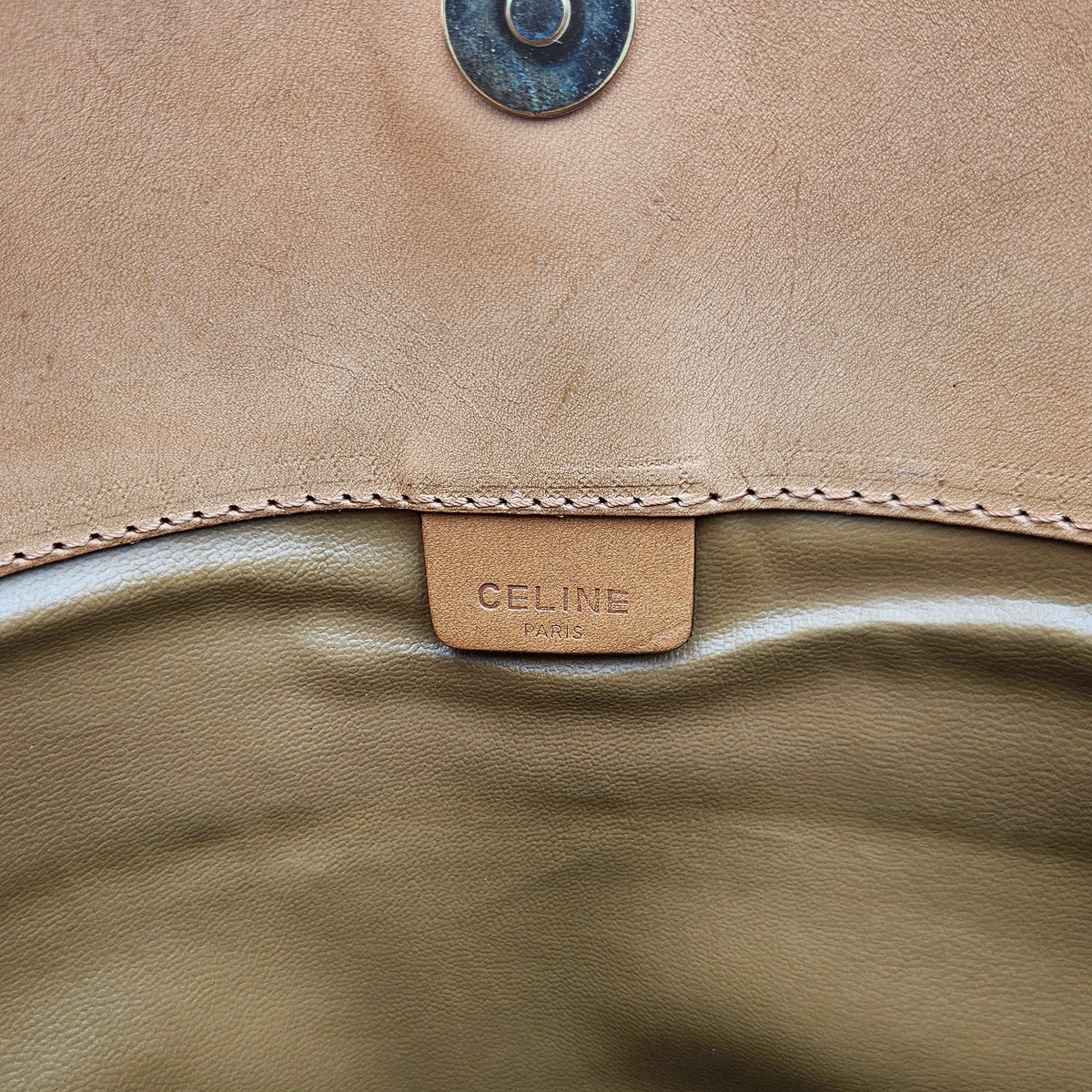 Pochette Céline vintage toile Macadam