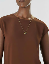 Vintage Nina Ricci Bow Necklace