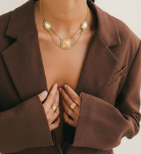 Vintage Givenchy Gold-Plated Baroque Necklace
