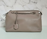 Fendi By The Way Large Bag in Taupe Light Grain Leather