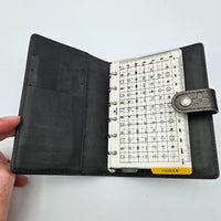 Agenda PM Louis Vuitton Cuir Mat Monogramme Noir Anthracite