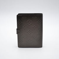 Agenda PM Louis Vuitton Cuir Mat Monogramme Noir Anthracite