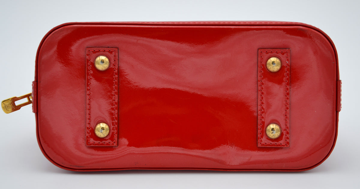 Sac Louis Vuitton Alma BB Vernis Rouge