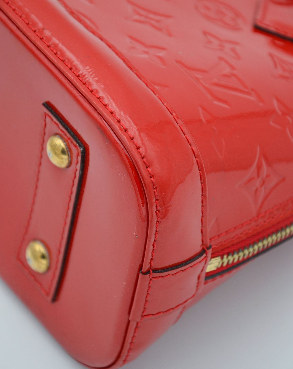 Sac Louis Vuitton Alma BB Vernis Rouge