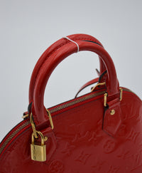 Sac Louis Vuitton Alma BB Vernis Rouge
