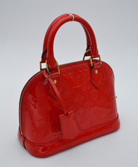 Sac Louis Vuitton Alma BB Vernis Rouge