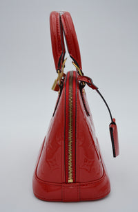 Sac Louis Vuitton Alma BB Vernis Rouge