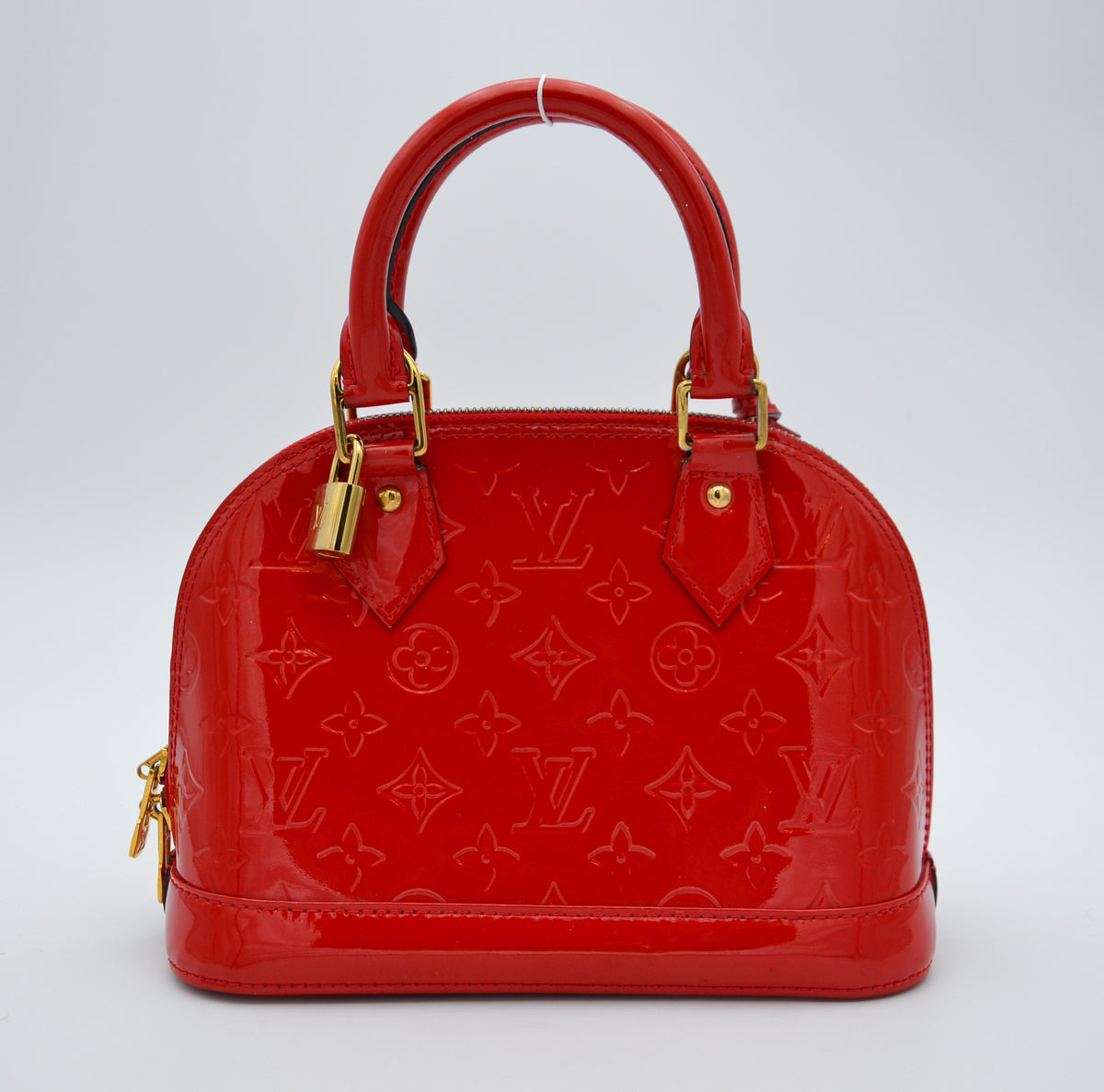 Sac Louis Vuitton Alma BB Vernis Rouge