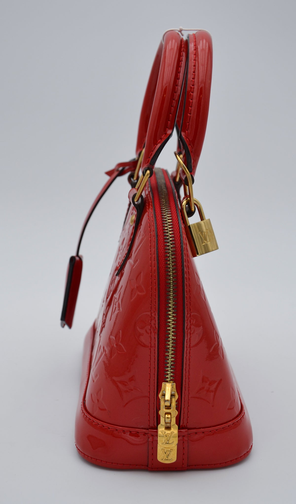 Sac Louis Vuitton Alma BB Vernis Rouge