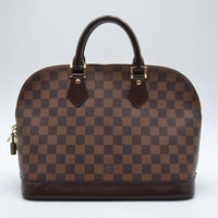 Louis Vuitton Alma PM toile Damier Ébène