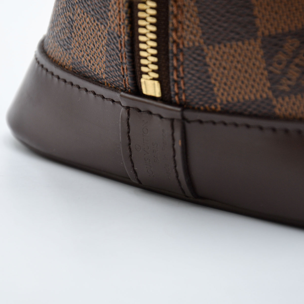 Louis Vuitton Alma PM toile Damier Ébène
