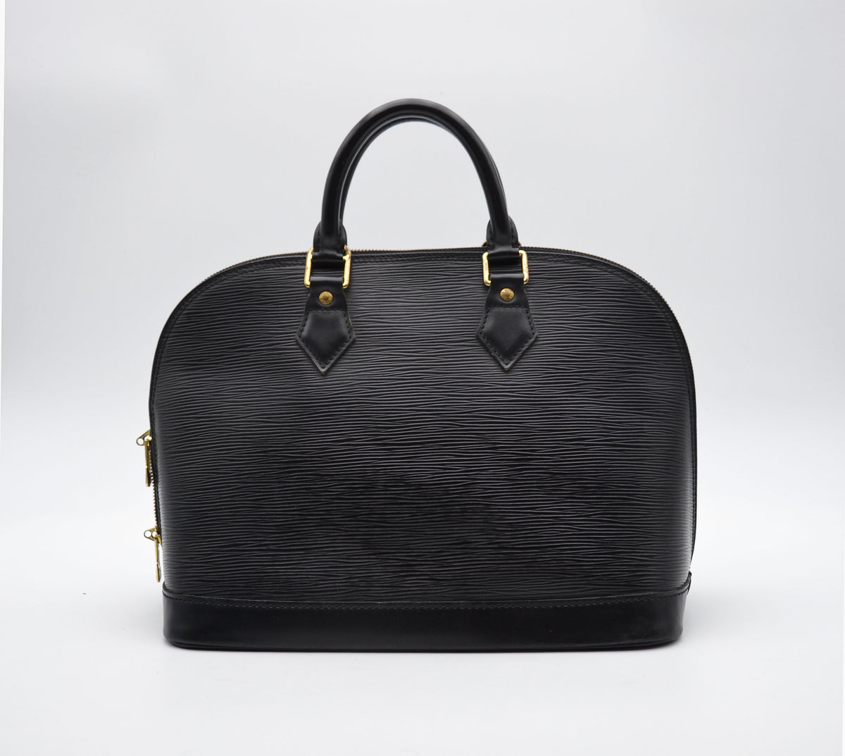 Sac Louis Vuitton Alma PM Cuir Épi Noir Vintage