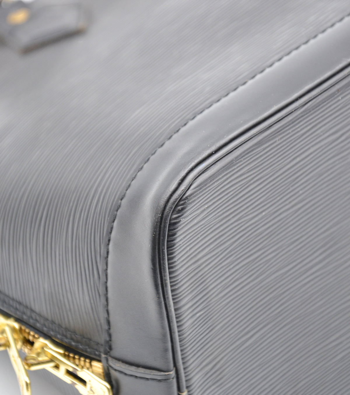 Sac Louis Vuitton Alma PM Cuir Épi Noir Vintage