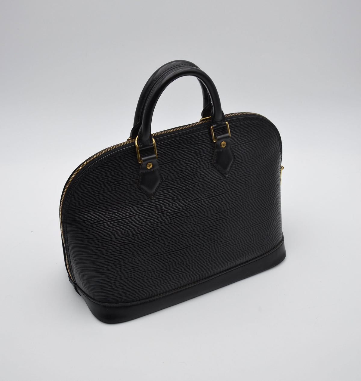 Sac Louis Vuitton Alma PM Cuir Épi Noir Vintage