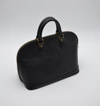 Sac Louis Vuitton Alma PM Cuir Épi Noir Vintage