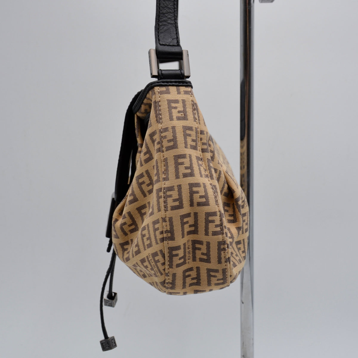Sac Baguette Fendi Vintage Toile Zucchino
