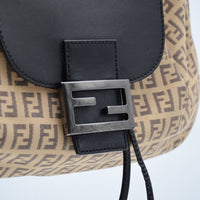 Sac Baguette Fendi Vintage Toile Zucchino