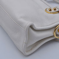 Balenciaga City Mini Cuir Grainé Blanc