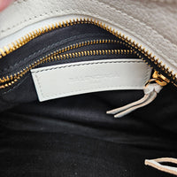 Balenciaga City Mini Cuir Grainé Blanc