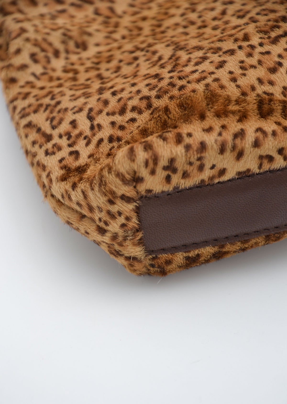 Sac Bottega Veneta Vintage Crin Léopard
