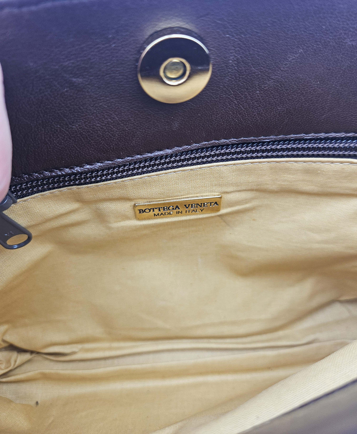 Sac Bottega Veneta Vintage Crin Léopard