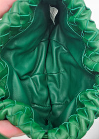 Sac Bottega Veneta Mini Bulb Nappa Racing Green