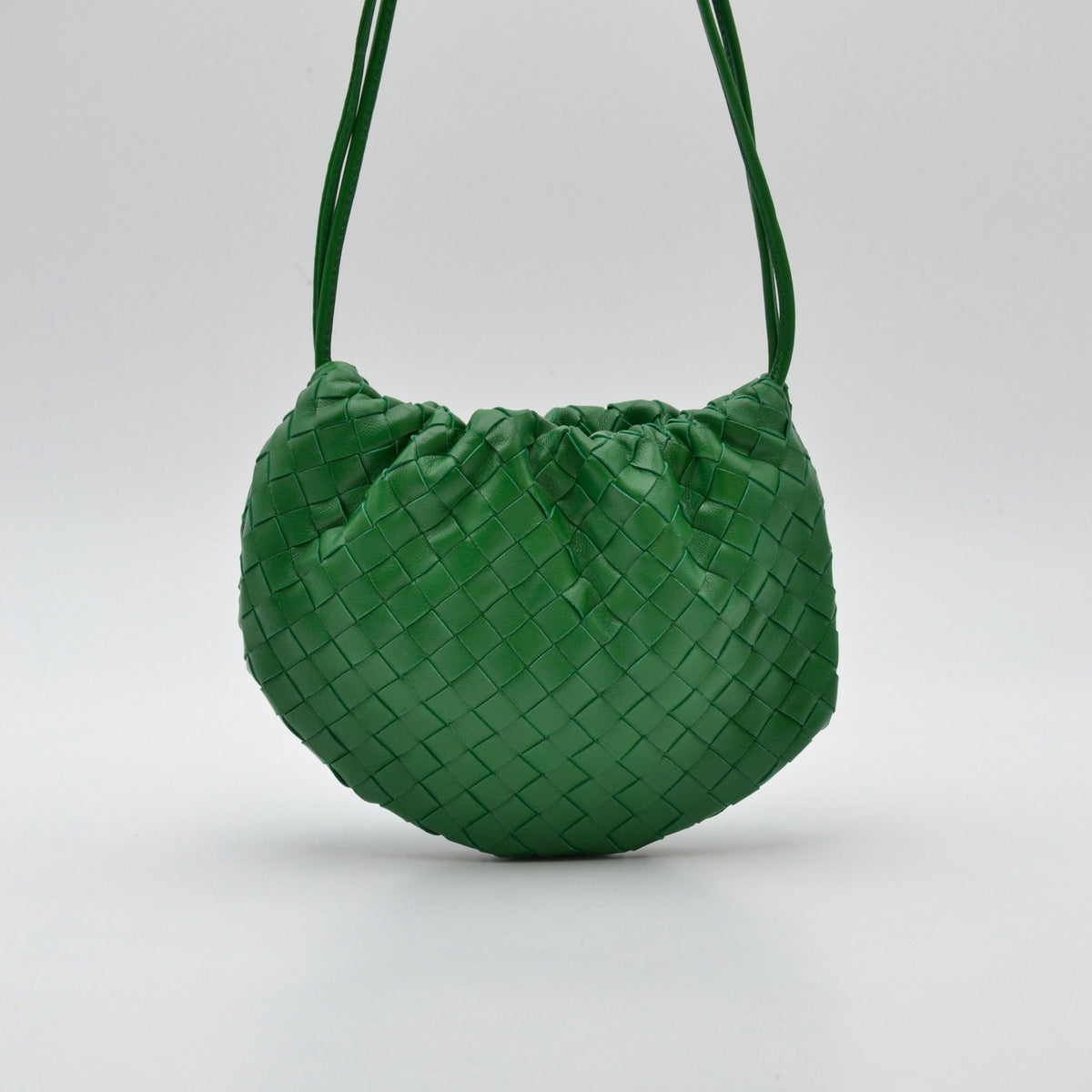 Sac Bottega Veneta Mini Bulb Nappa Racing Green