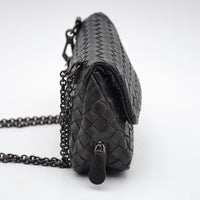 Bottega Veneta Mini Bag Intrecciato Nappa Noir