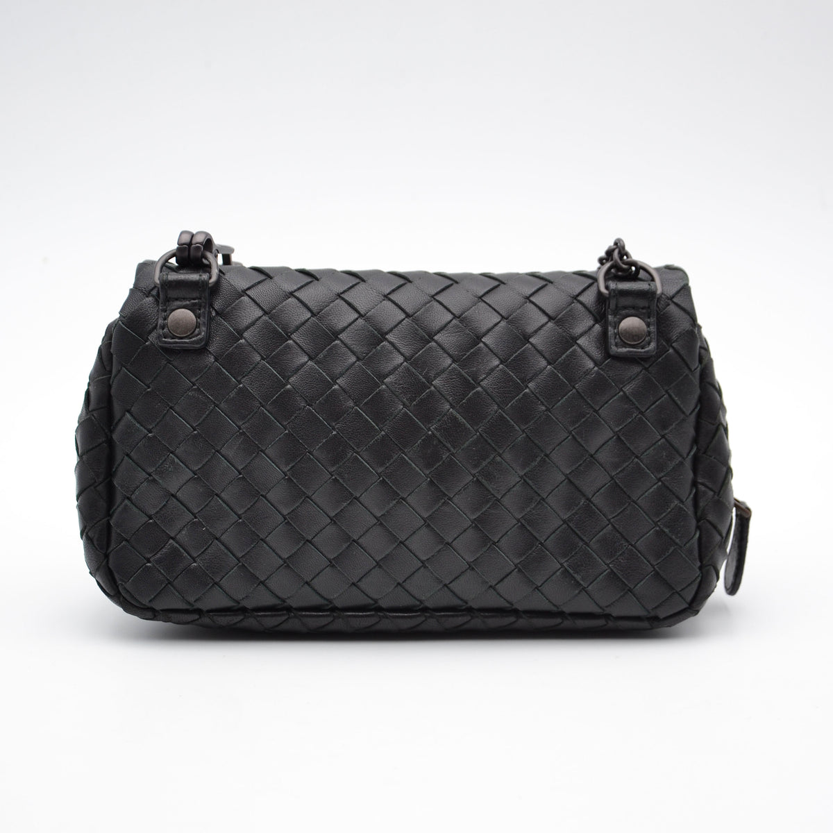Bottega Veneta Mini Bag Intrecciato Nappa Noir