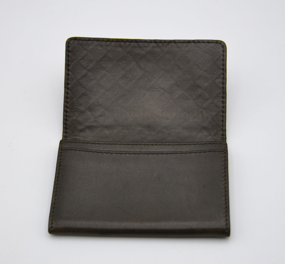 Portefeuille Bottega Veneta Intrecciato vert olive