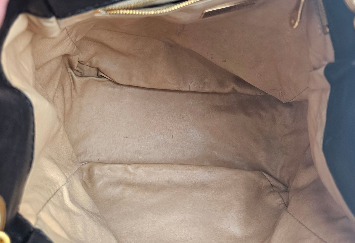 Sac Bottega Veneta Intrecciato noir vintage