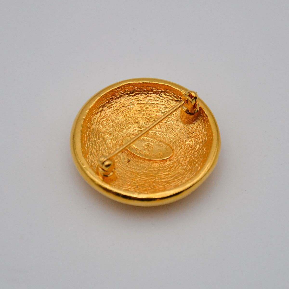 Broche Chanel CC vintage 1988