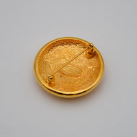 Broche Chanel CC vintage 1988